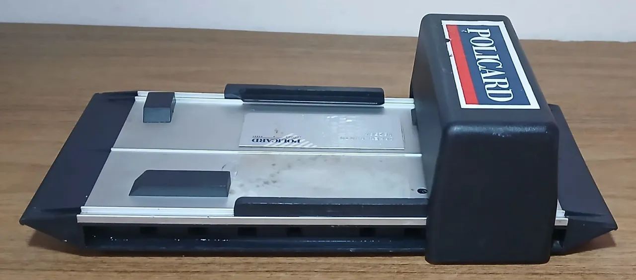 Antiga Máquina Manual Cartão Policard - Foto 3