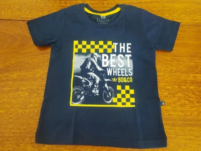 Camiseta Infantil Wheels