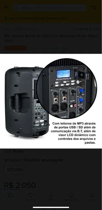 Caixa Ativa SR Staner 12 (estado de nova) - Foto 3