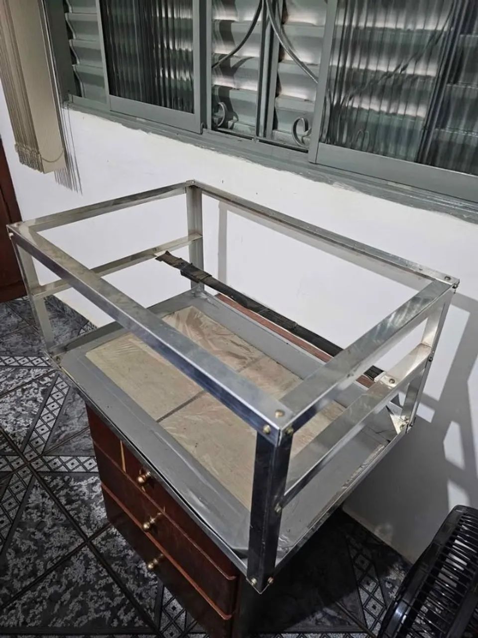 2x rig de mineração de placa de vídeo de alumínio - Foto 3