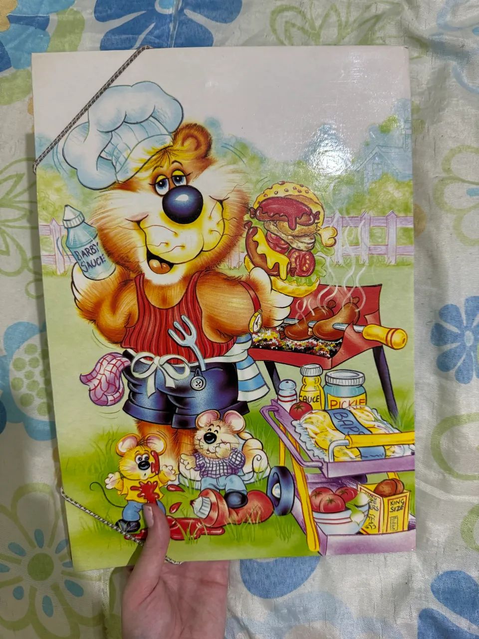 Pasta rara década de 80