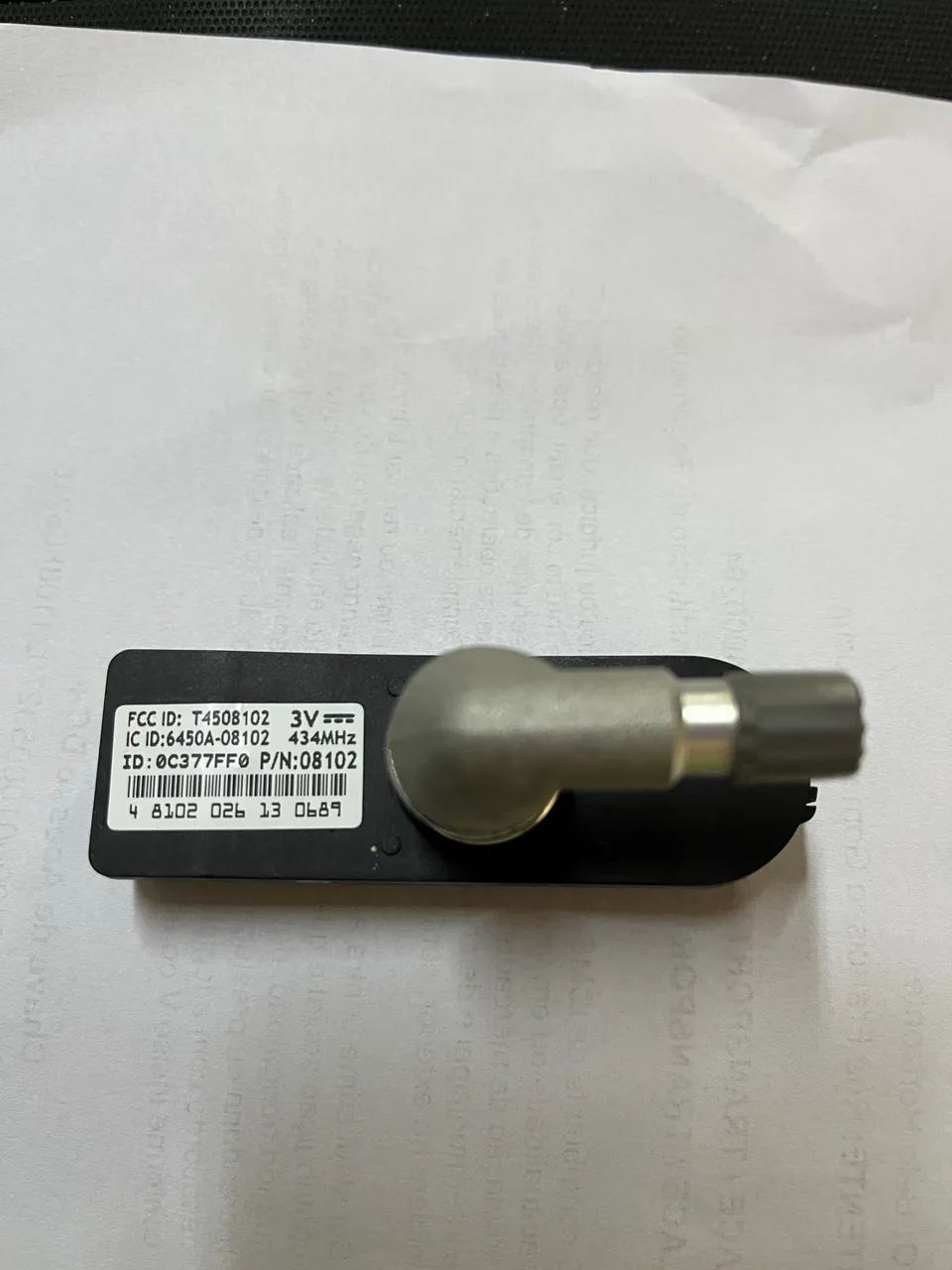 Sensor TPMS TRIUMPH A9640251