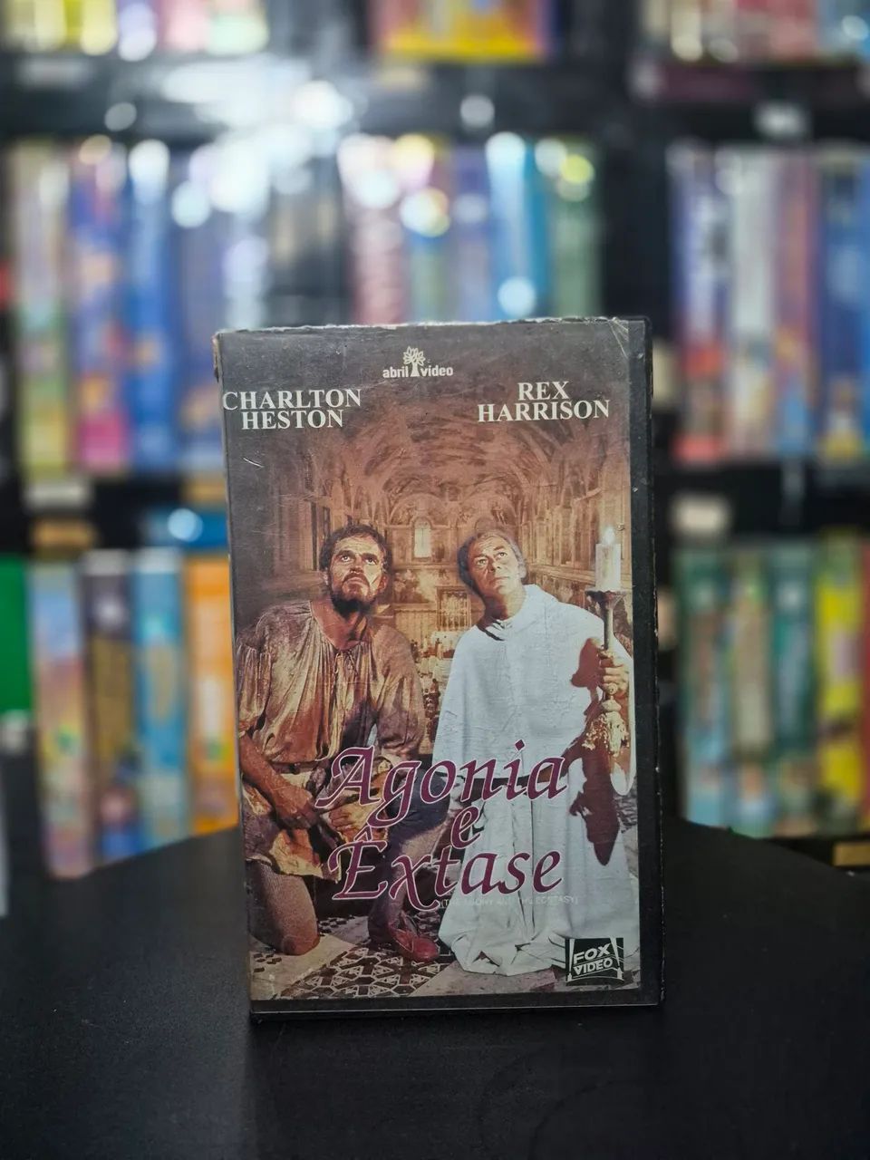 Vhs Agonia e Êxtase com Charton Heston e  Rex Harrison Legendado 