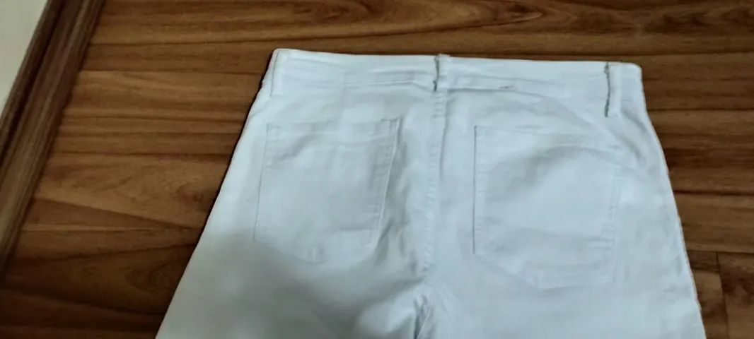 Calça branca masculina 42 - Foto 3
