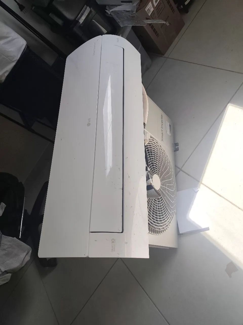 ? AR-CONDICIONADO LG DUAL INVERTER VOICE 12.000 BTUS - FRIO ? - Foto 4