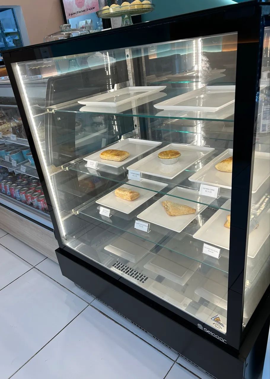VENDO Vitrine IGLU Luxo Aquecida Preta 1,0 MT - Foto 3