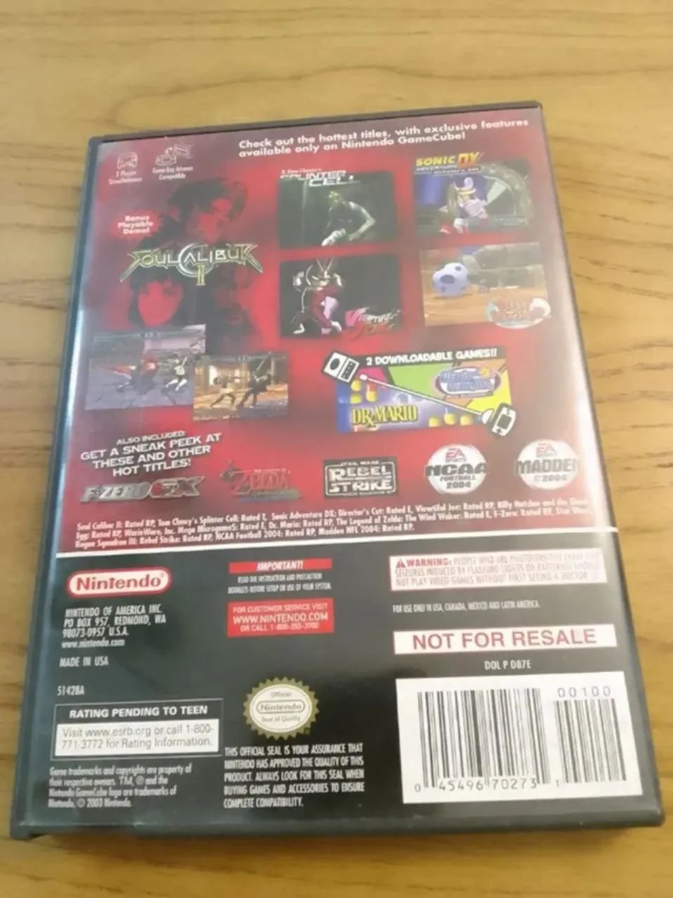Nintendo GameCube Preview Disk - Original - Completo - Foto 3