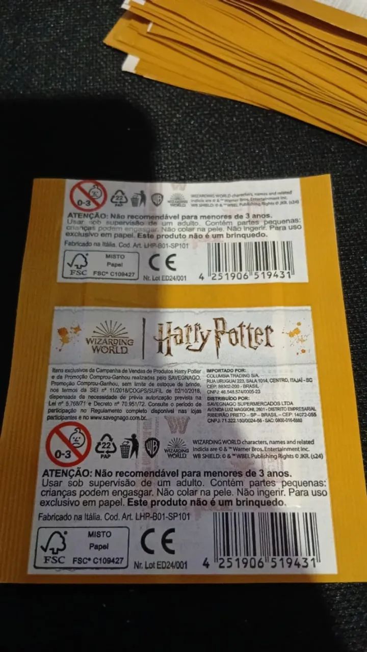 Figurinhas Adesivas Harry Potter - Foto 5