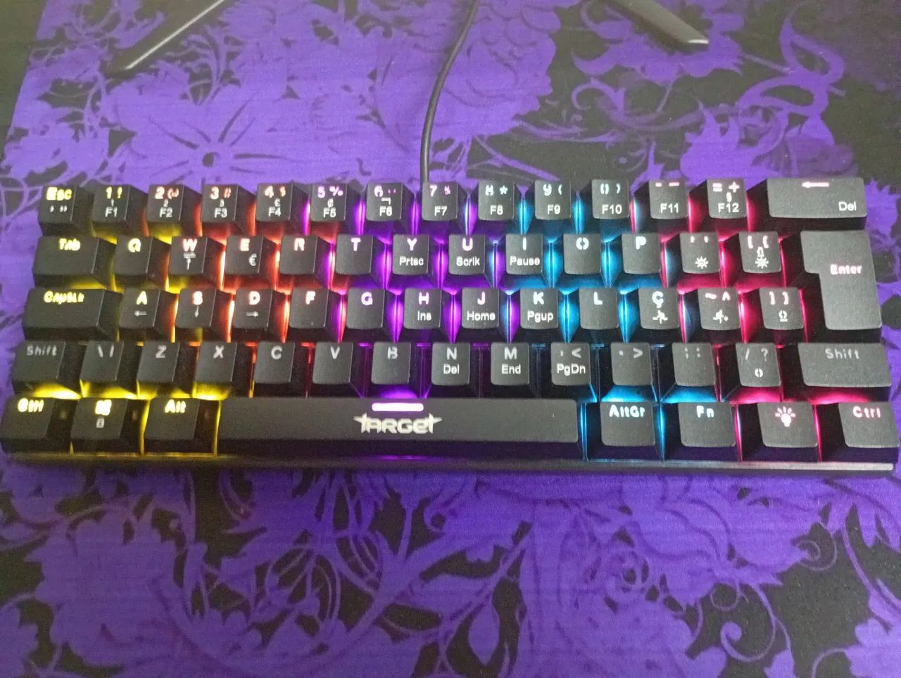 Teclado mecânico switch red tgt