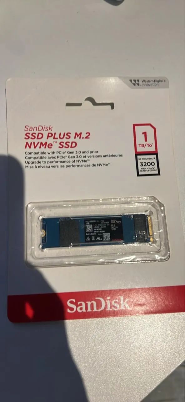 SSD 1 Tera scan disk zero lacrado m.2 - Foto 2