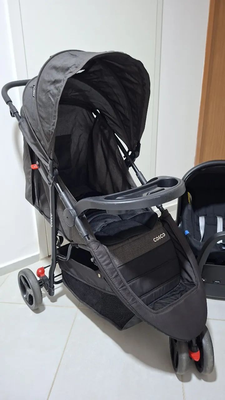 Bebê Conforto + Carrinho de bebê - Em perfeito estado - Foto 4
