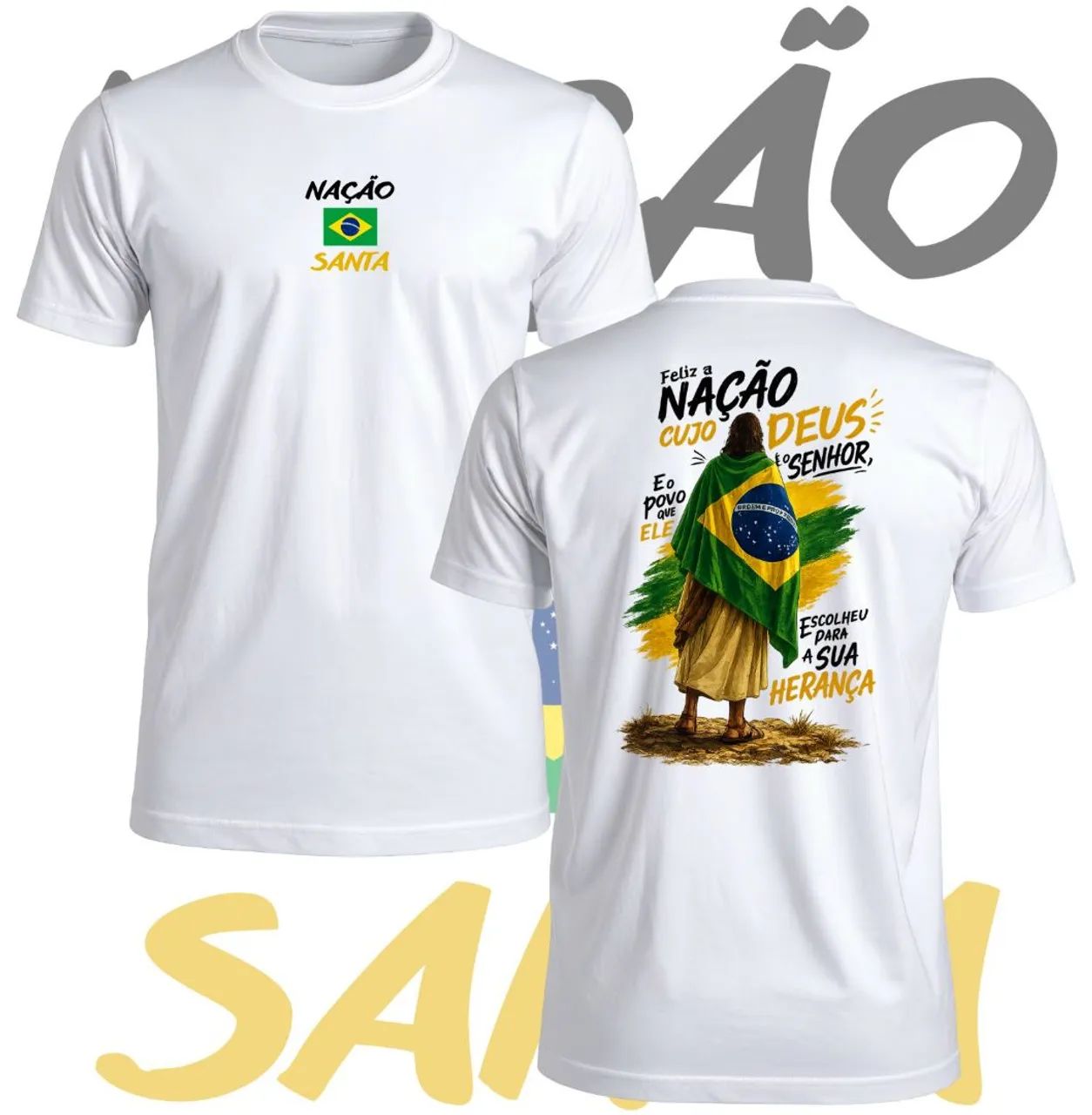 Camisa Fé e Patriotismo 