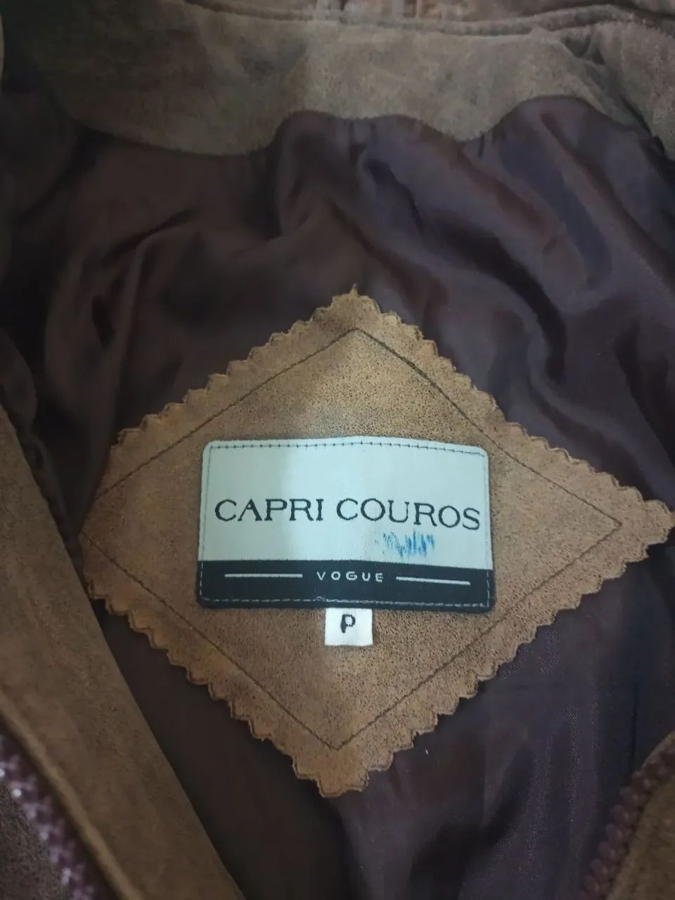 Jaqueta de couro legítimo Capri couro Tam P - Foto 2