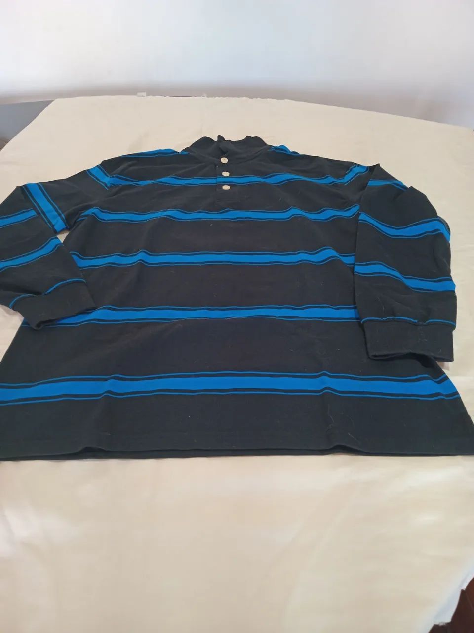 Blusa masculina com manga comprida 