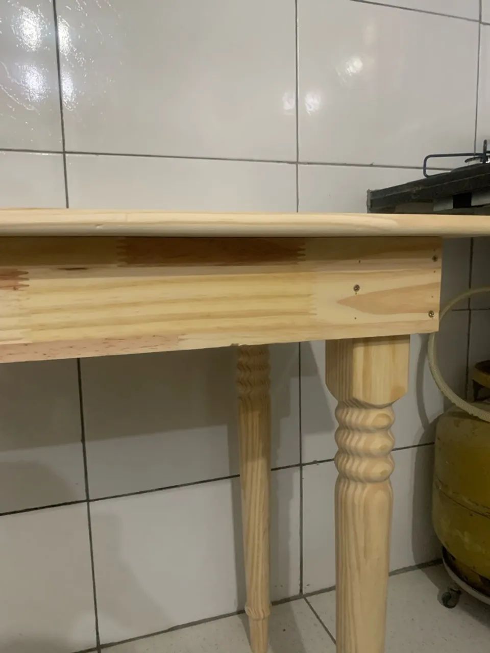 Mesa de pinus 120x60x83 - Foto 3