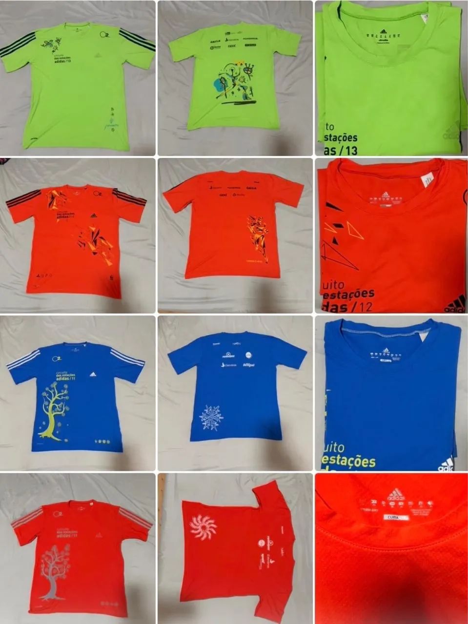 Lote 8 Camisas de Corrida Circuito das Estações - Tamanhos M e GG Babylook (Poliamida) - Foto 5