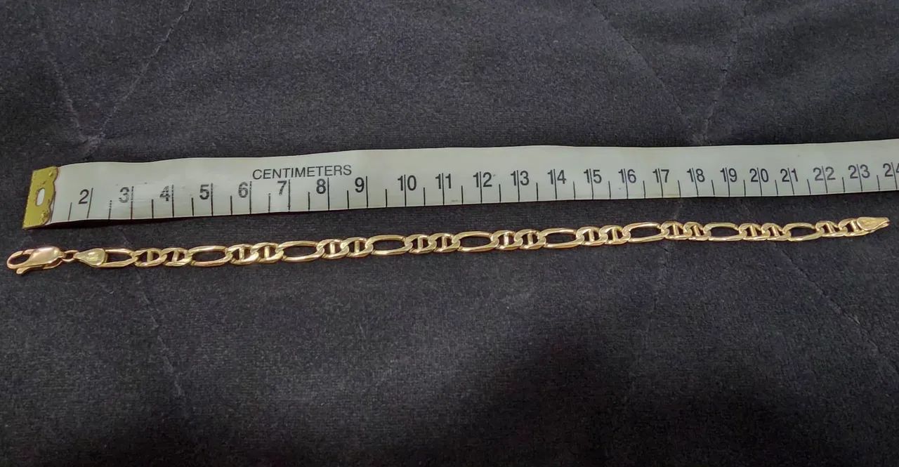 Pulseira de ouro maciço - 12 gramas