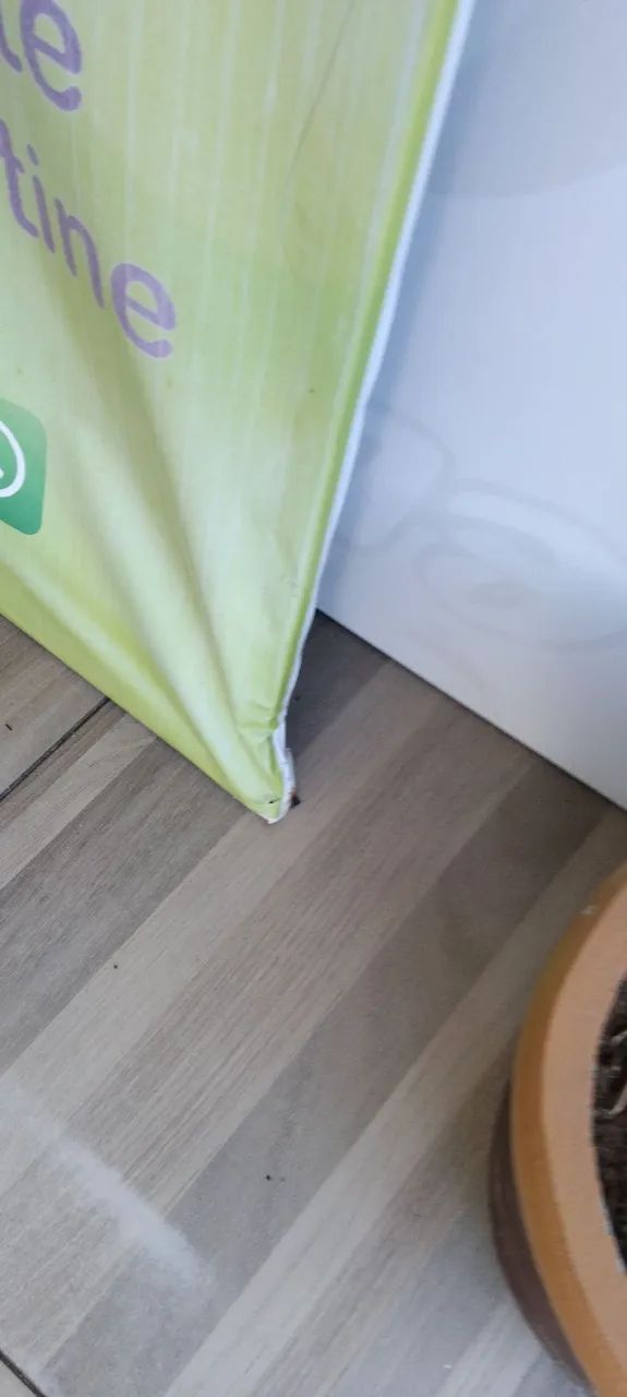 2 placas em metalon, com lona. - Foto 3