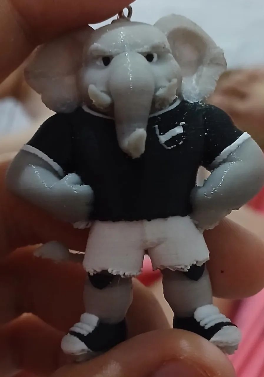 10 chaveiro elefante time 