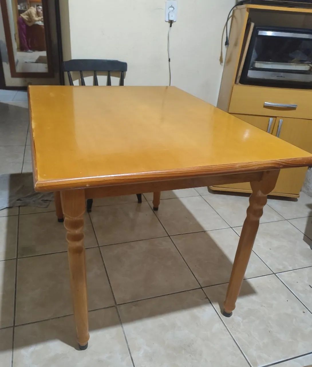 Mesa de Madeira 4 Lugares - Foto 2
