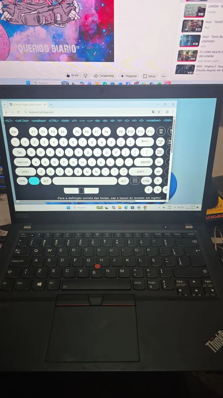 2 unidade lenovo t14 - i5 de 11, 16gb ram e 512 ssd - Foto 3