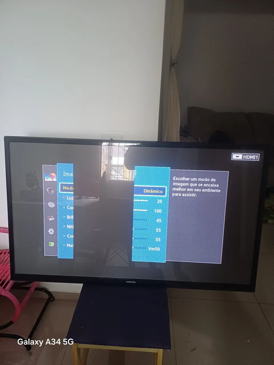 TV plasma 51 polegadas pequeno defeito 