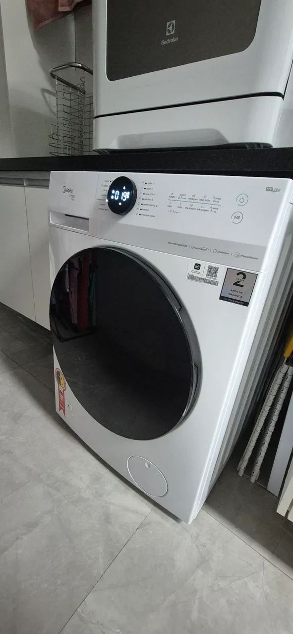 Lavadora Midea HealthGuard Smart 13kg Branca 127V<br>