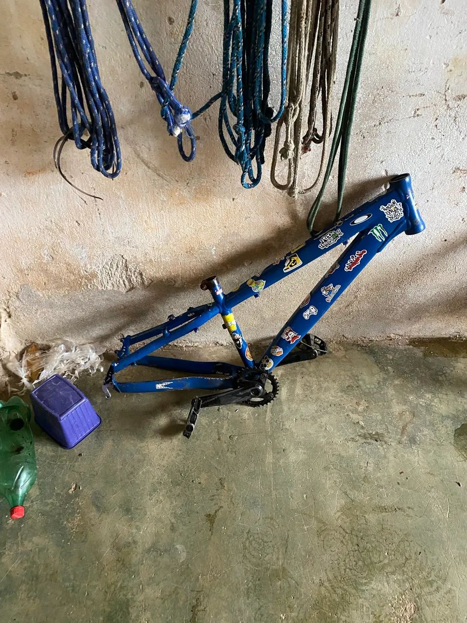 Peças de bicicleta usadas 