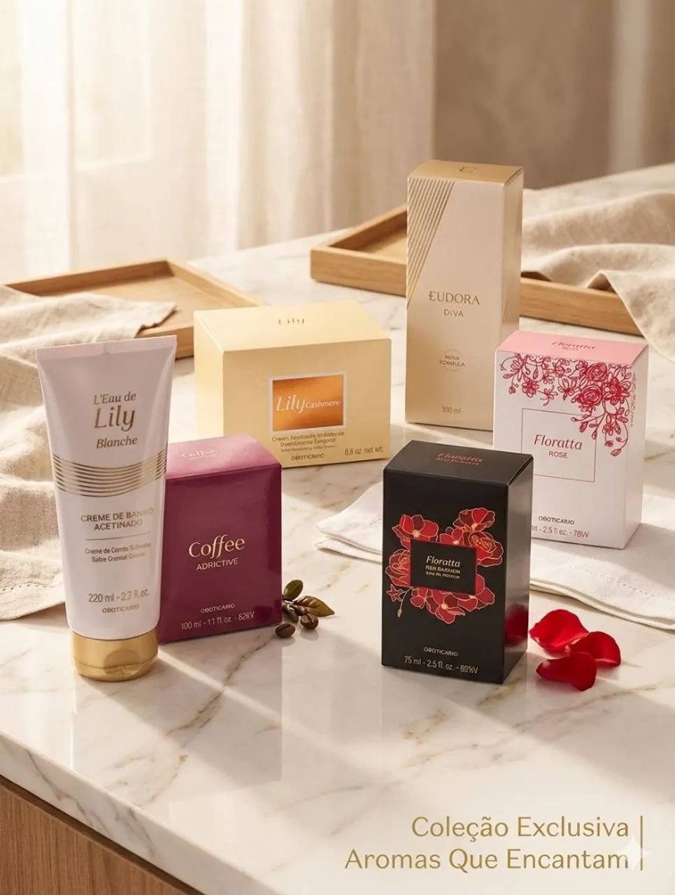 Perfumes e Hidratantes O Boticário 