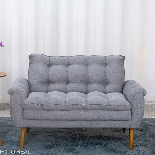 Poltrona Xangai 2 Lug.  Linho   Novo! Pronta Entrega! - Foto 4