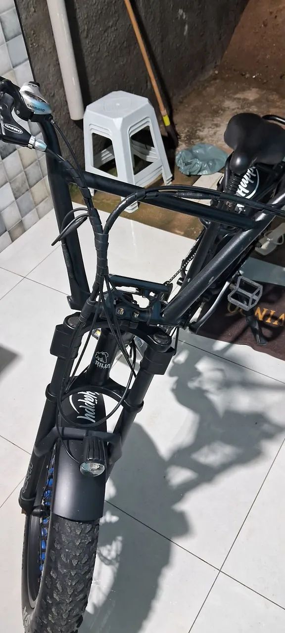 Bicicleta eletrica gorillabikes com bateria autonomia 40km - Foto 5