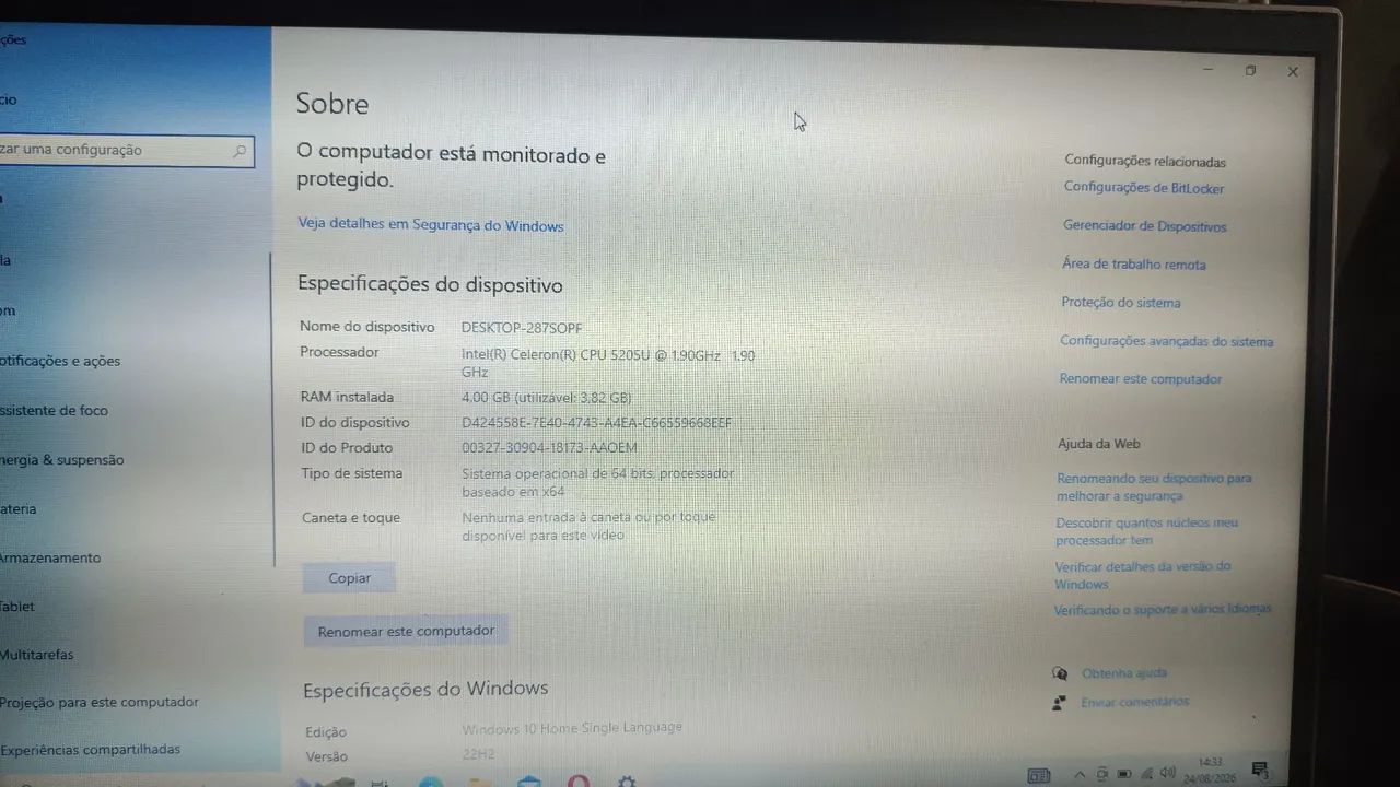 Notebook Samsung vivo book slim - Foto 3