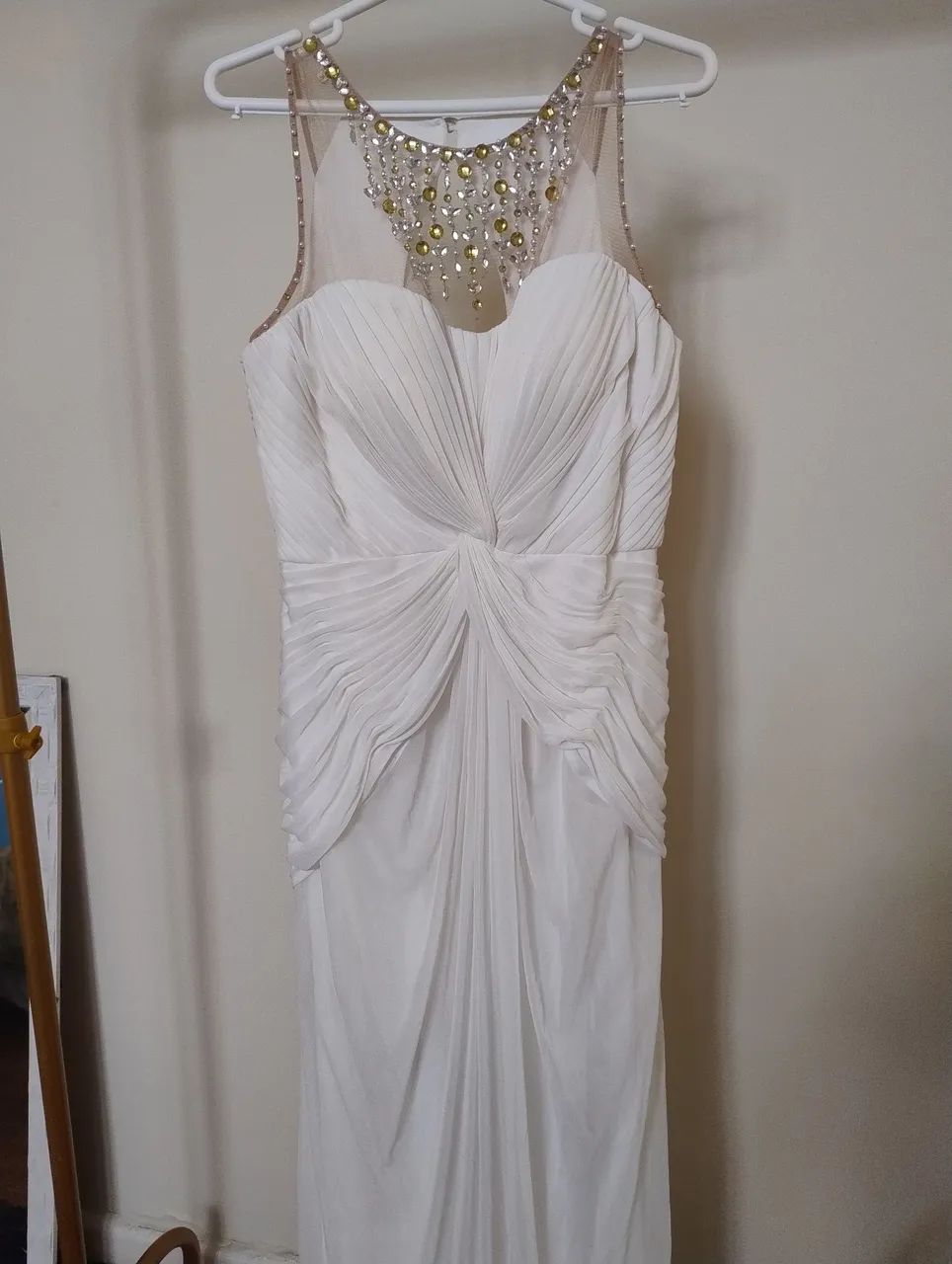 Vestido offwhite casamento cívil  - Foto 4