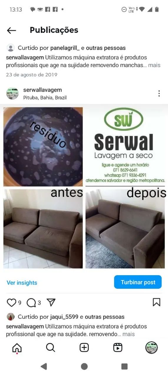 Lavagem a seco de estofados  - Foto 2