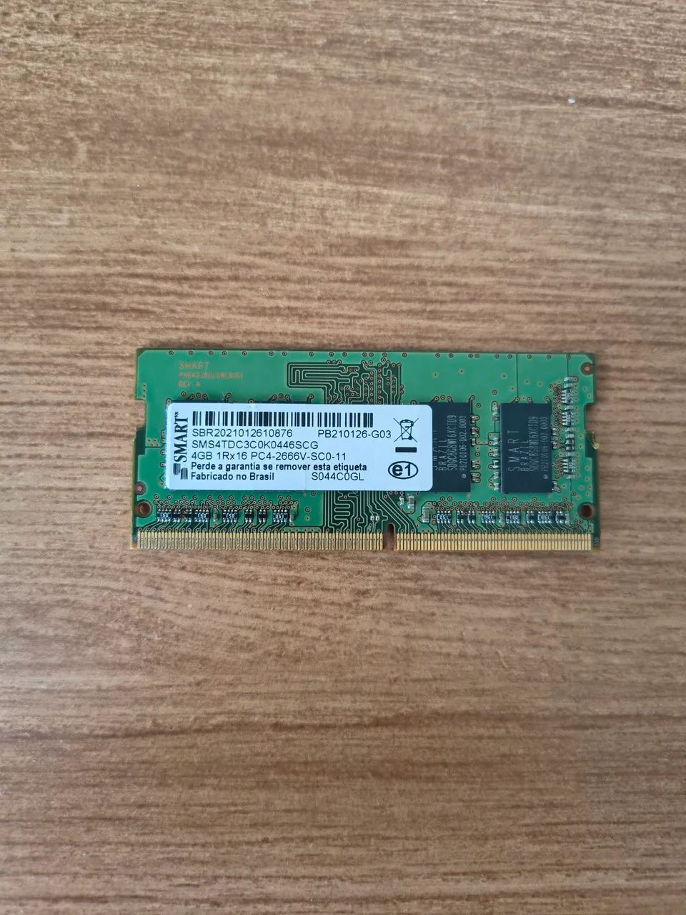 Memória notebook 4GB PC4 2666