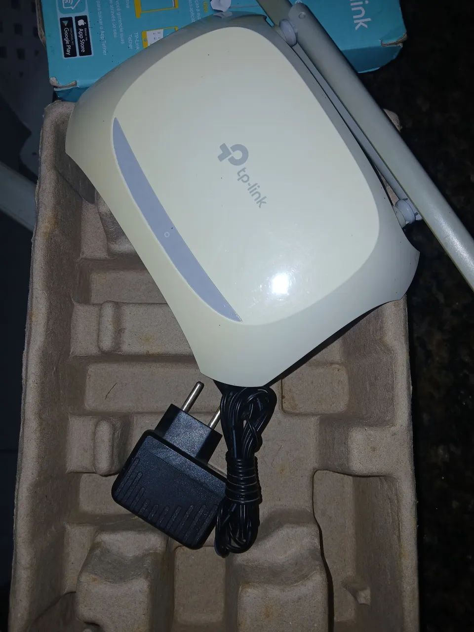 Roteador TPlink de 02 antenas 80 reais