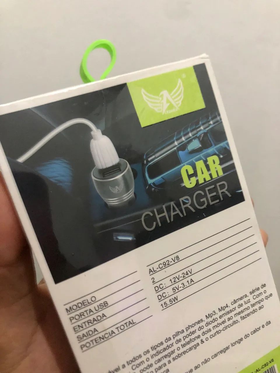 Adaptador pra carregar celular no carro  - Foto 3