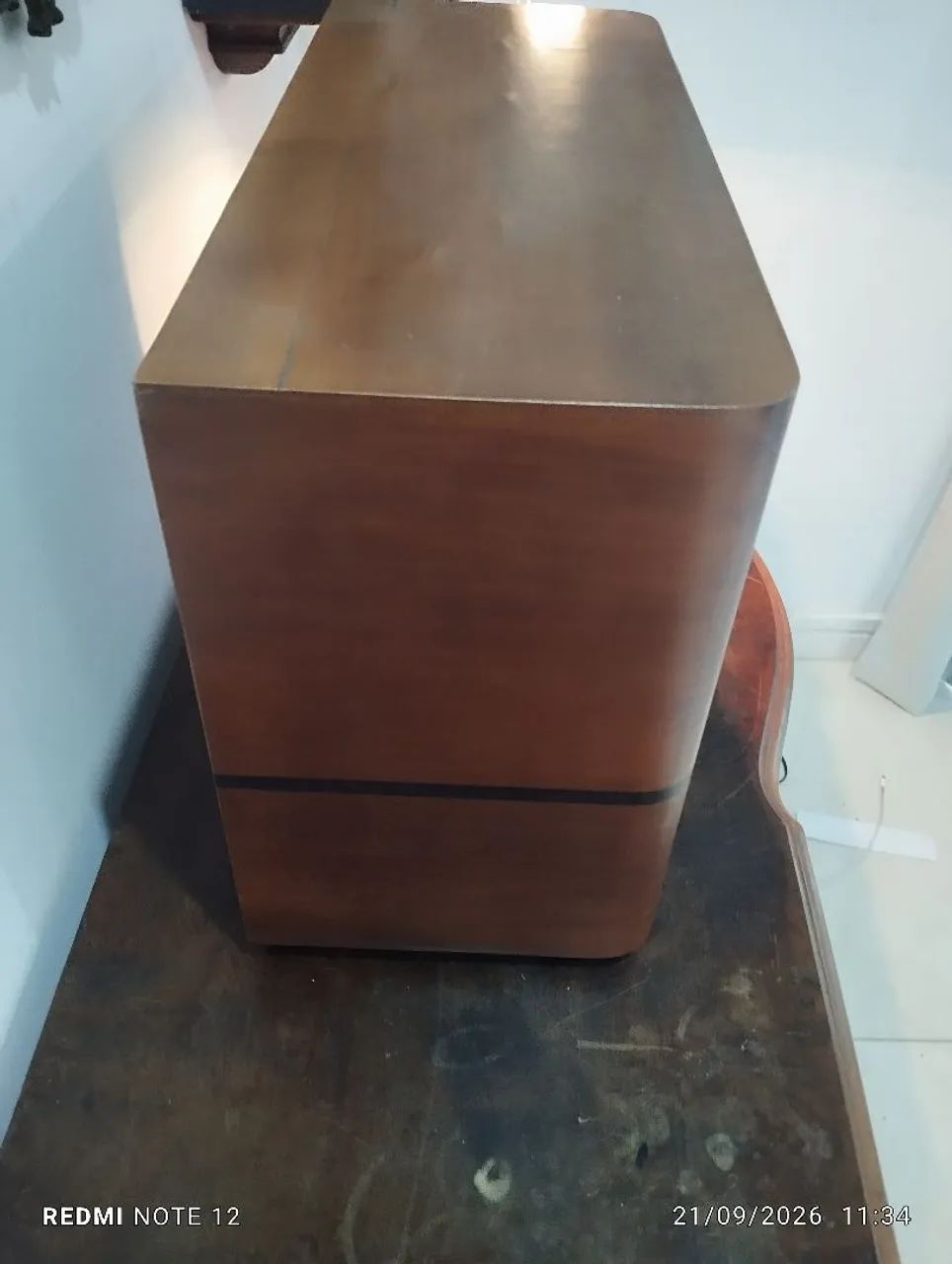 Rádio Philips antiga valvulado com olho mágico - Foto 3