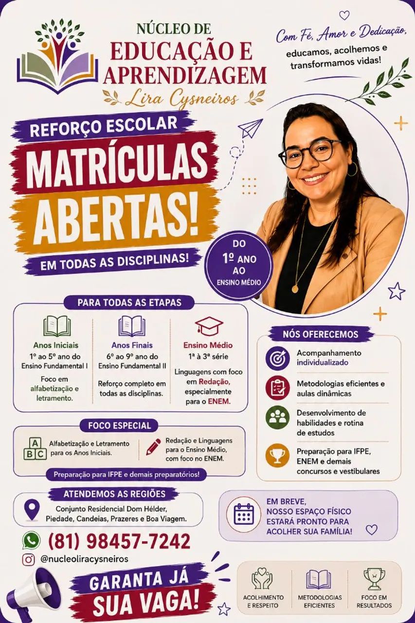 Reforço Escolar / Núcleo de Educação 