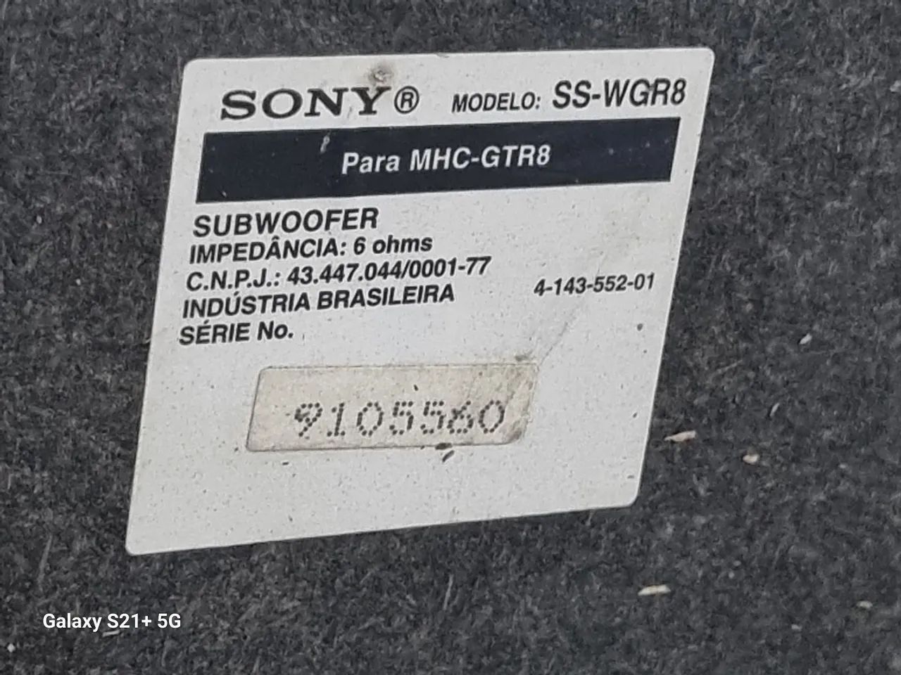Par de subwoofer sony gtr8 10 polegadas  - Foto 3