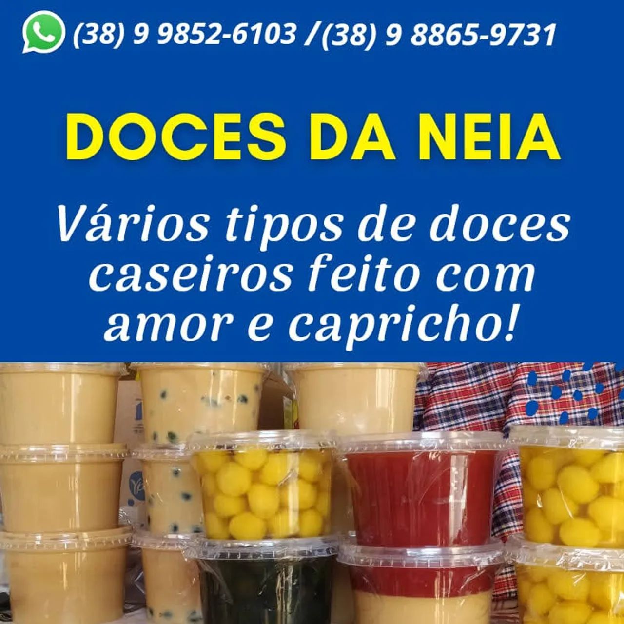 Super promoção Doces Caseiros pra hoje 