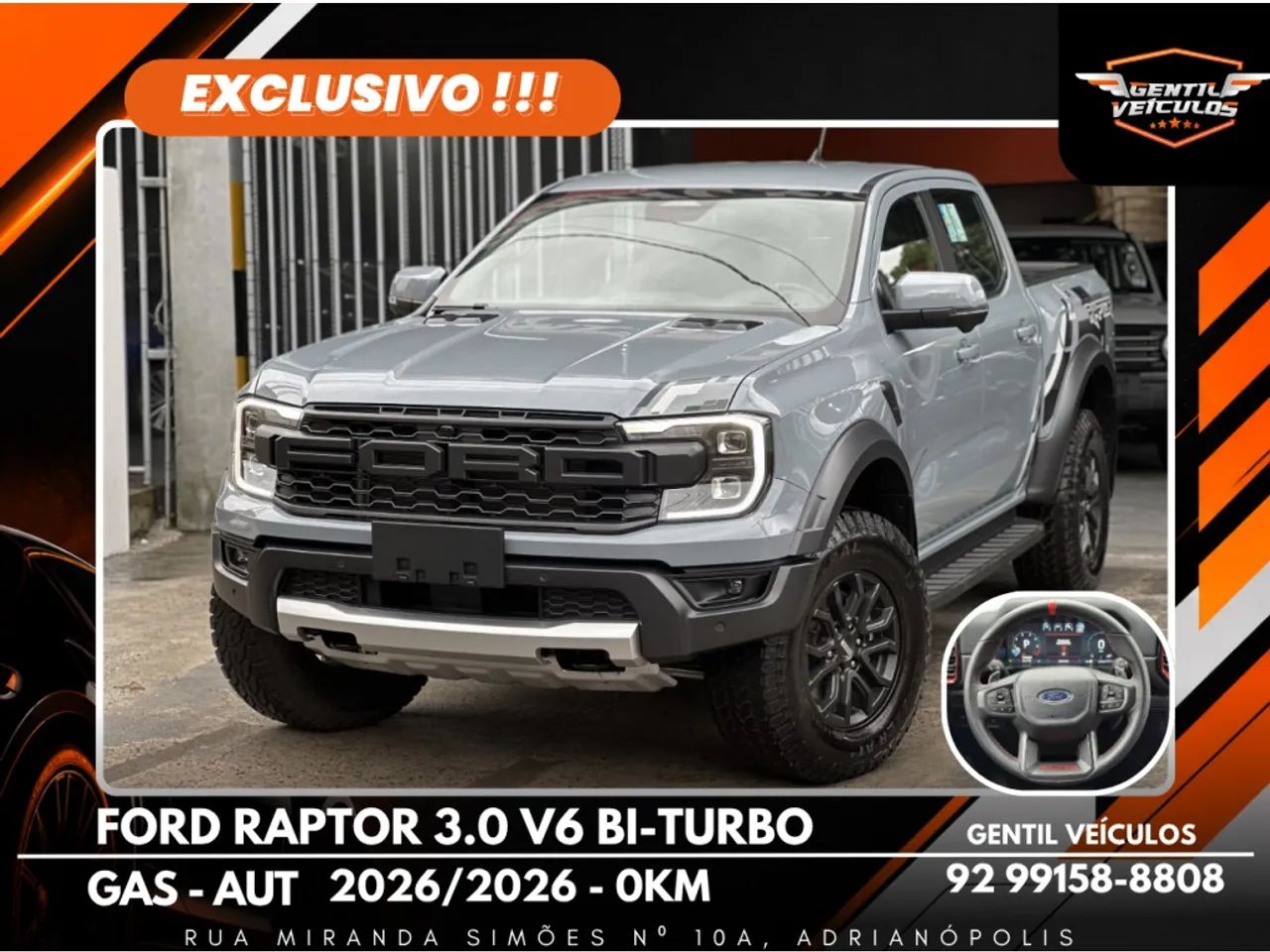 Ford Ranger Raptor 3.0 V6 Bi-turbo 4WD Aut. 2026