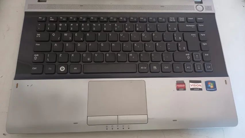 Carcaça completa com teclado notebook samsung RV415 - Foto 2