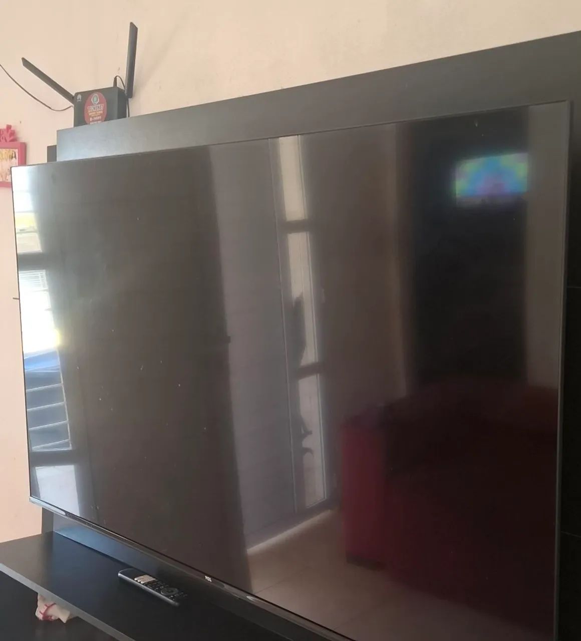 Tv TCL 55' Polegadas Semi Nova - Foto 4