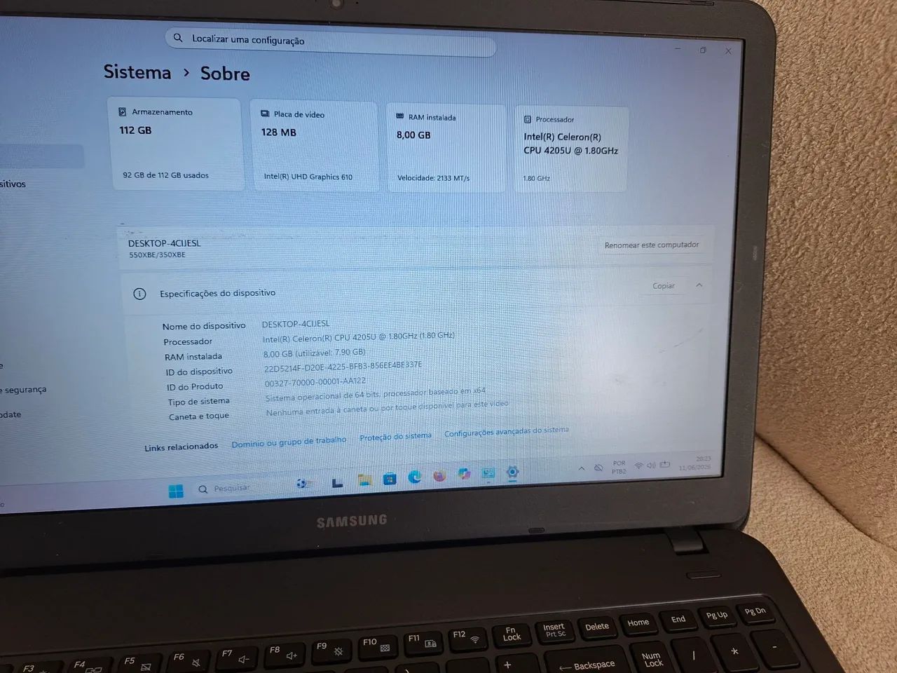Notebook Samsung  - Foto 3