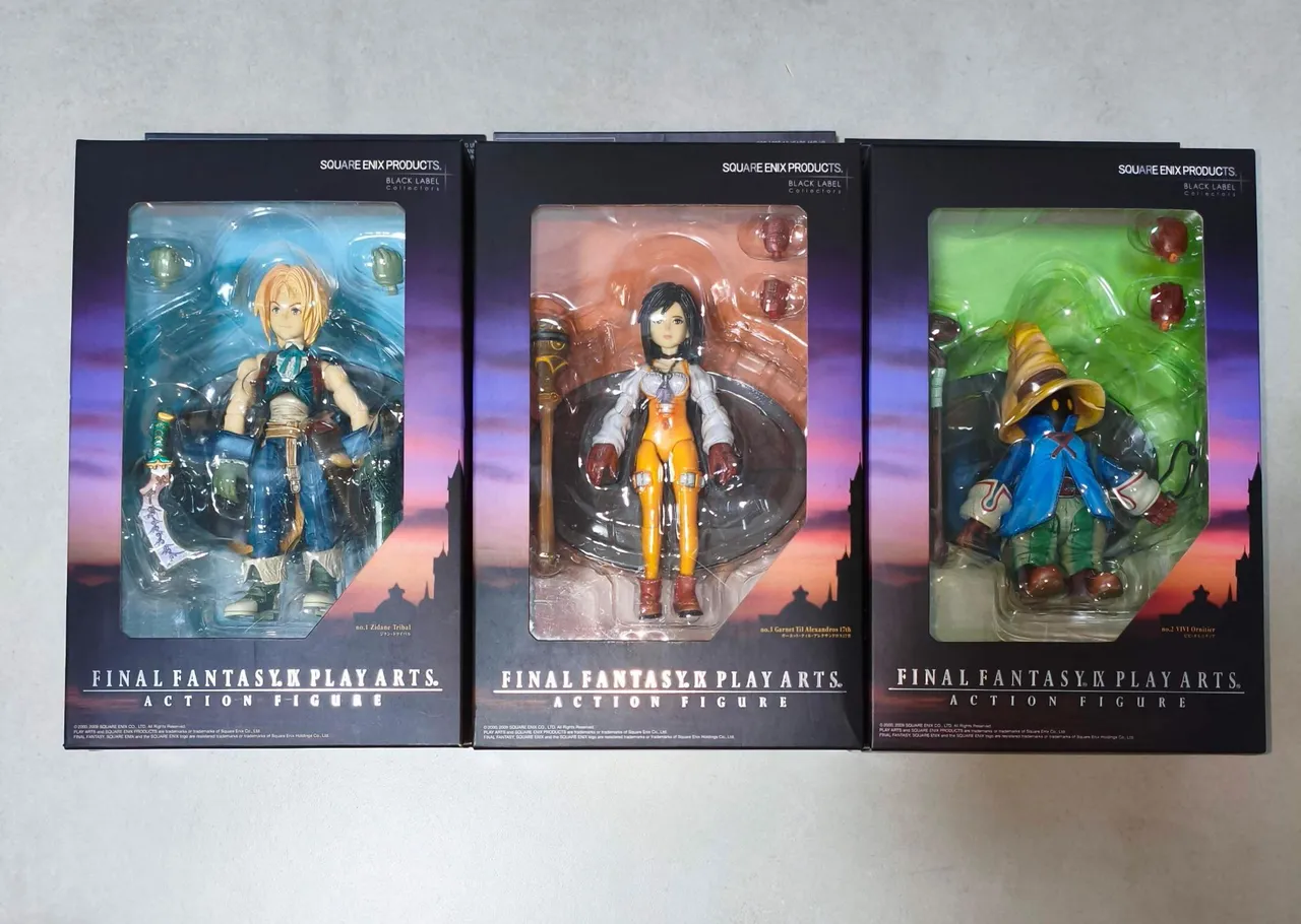Miniaturas Oficial Final Fantasy e Coca-Cola Japão Square