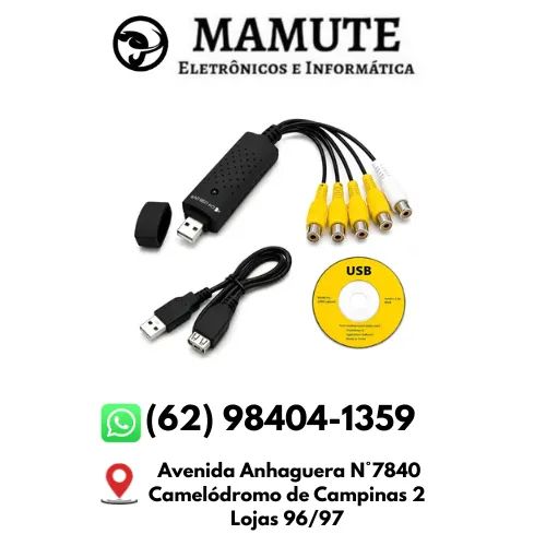 Placa De Captura Video Usb Easycap Audio/video Notebook Pc