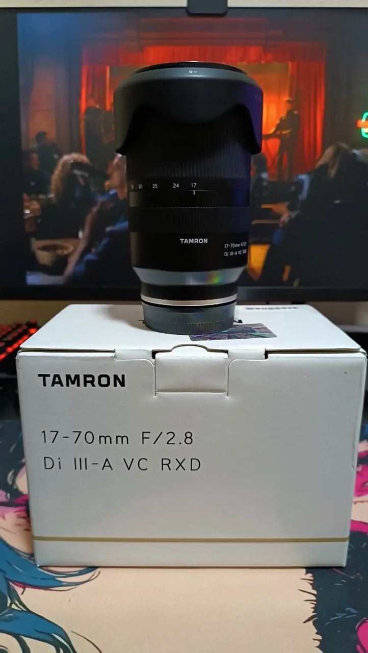 Tamron 17-70mm f/2.8 p/ Sony E-Mount Aps-c + Filtro Nd 2-32 - 2 Em