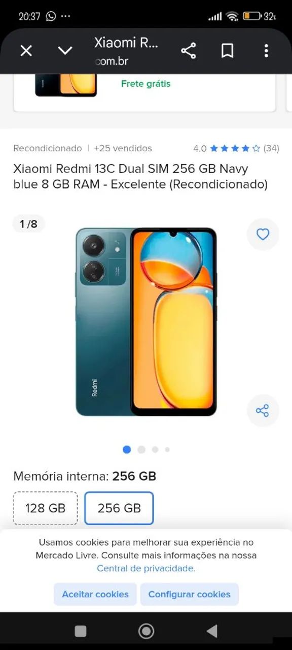 Vendo um redimir 13 c no preço 