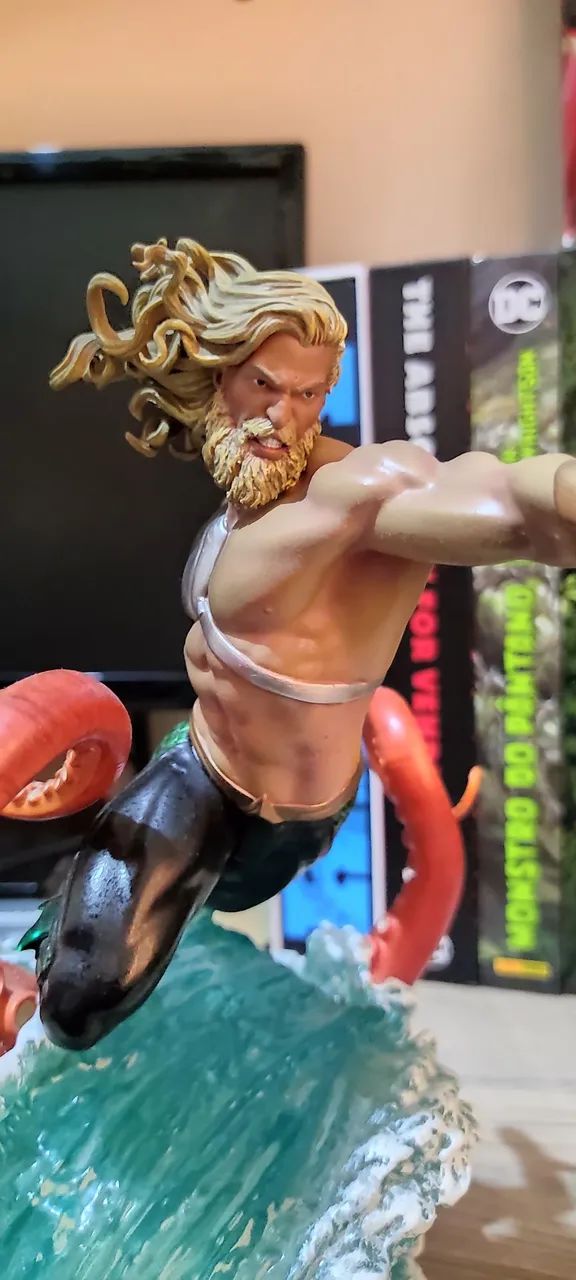 Aquaman Deluxe Art Scale 1/10 (Série Comics DC) - Iron Studios  - Foto 5